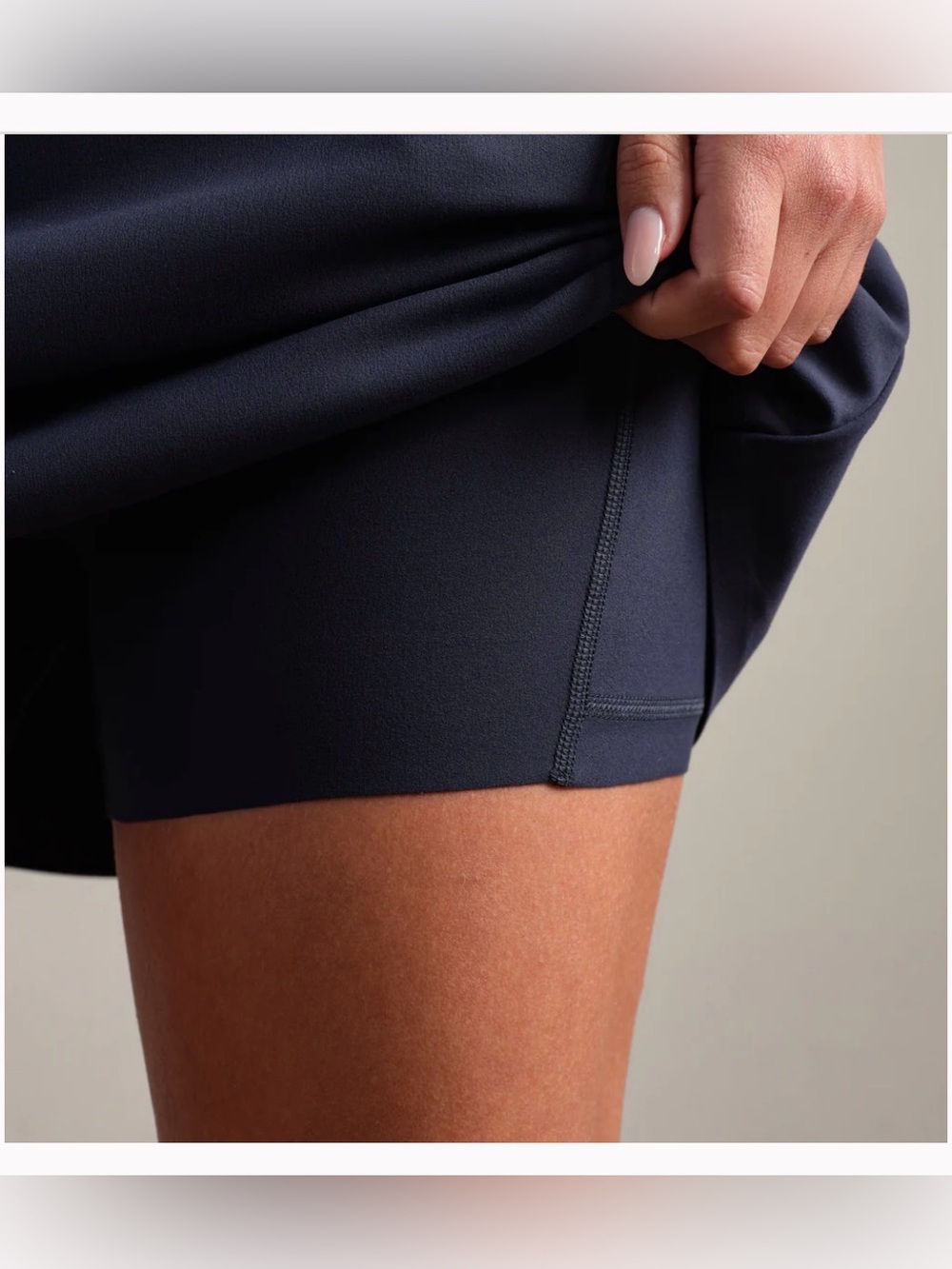 RHONE Course to Court Performance Skort in Olive Shadow - Picture 10 of 10